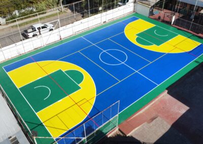 Nuestros proyectos | Impact Colors, pintado de canchas deportivas.